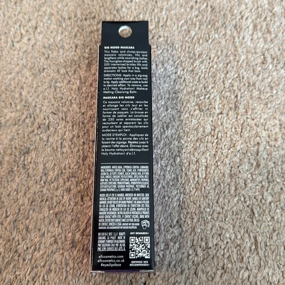 New in box Elf Big mood mascara color black 0.3 fl oz .